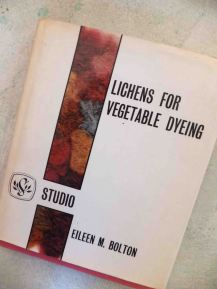 Eileen M Bolton's 1960s book on lichens for dyeing
