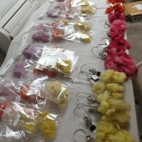 Samples from four dye sessions. Labelling and storing accurately is vital