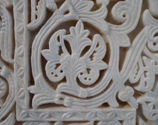 Carved marble , Madinat-al Zahra